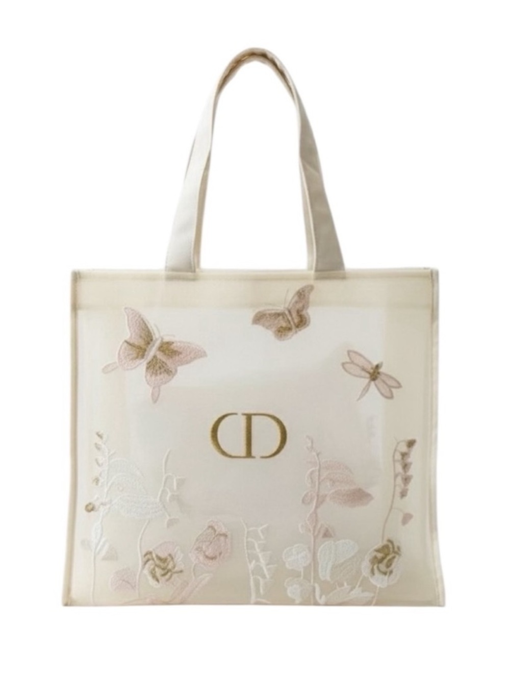Vip Dior Embroidered tote